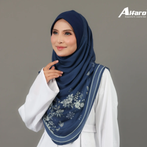 alfaro instant chiffon fanal batu navyblue