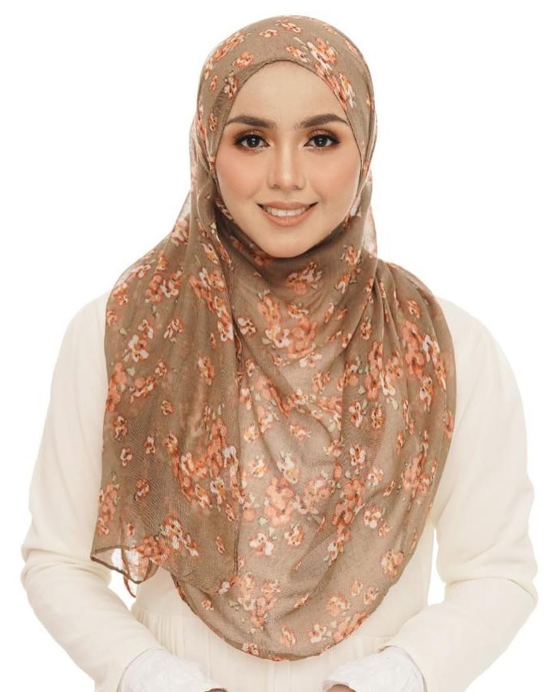 aisyah exclusives printed shawl orange aisyah exclusives printed shawl orange